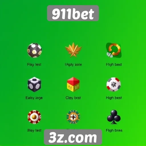 Análise das opções de jogos disponíveis no 911bet